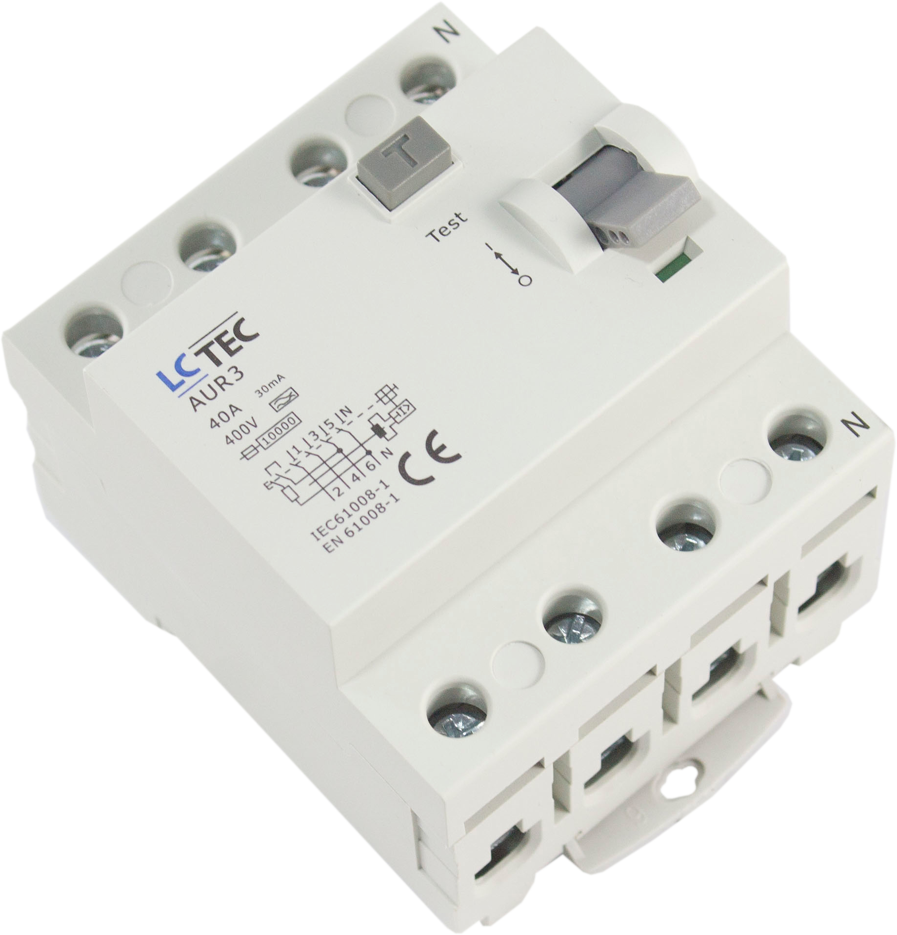 Kluczowe dane techniczne wyłącznika różnicowoprądowego 4P 40A 30mA 10kA A