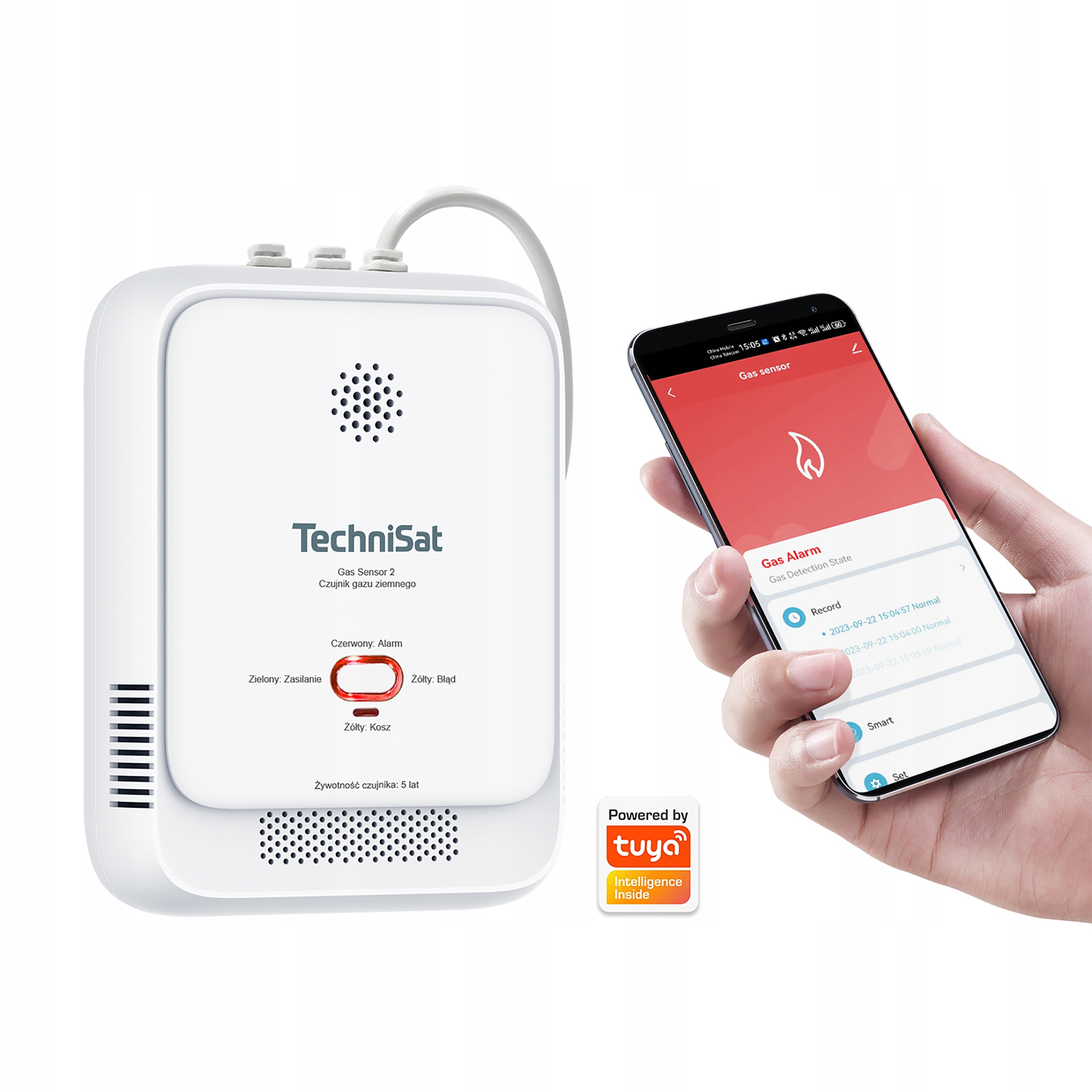 Moduł Wi-Fi i aplikacja Tuya – Zdalne monitorowanie stanu czujnika