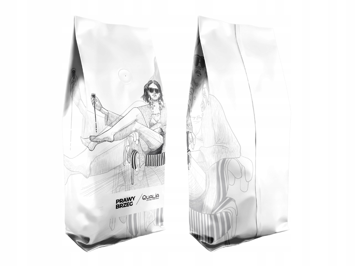 Kawa ziarnista Prawy Brzeg 8.0 Espresso 1kg – Doskonały wybór dla miłośników kawy