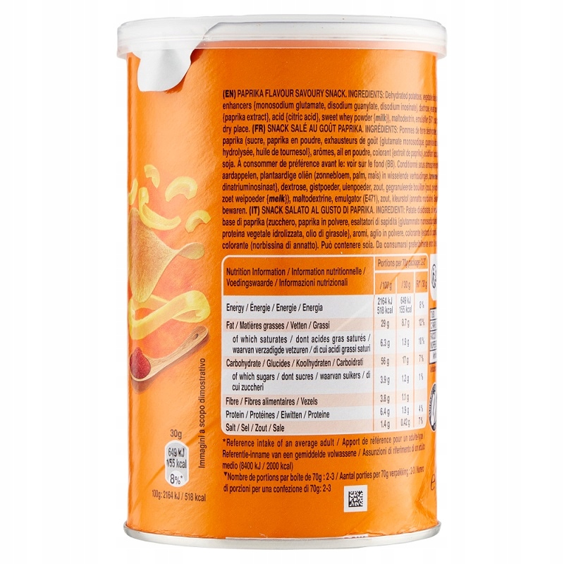 Pringles Paprika – Wyjątkowy smak papryki