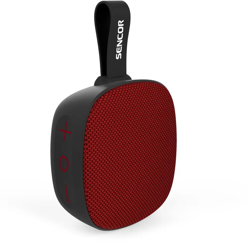 Sencor SSS 1060 NYX MINI – Przenośny głośnik Bluetooth w kolorze czerwonym