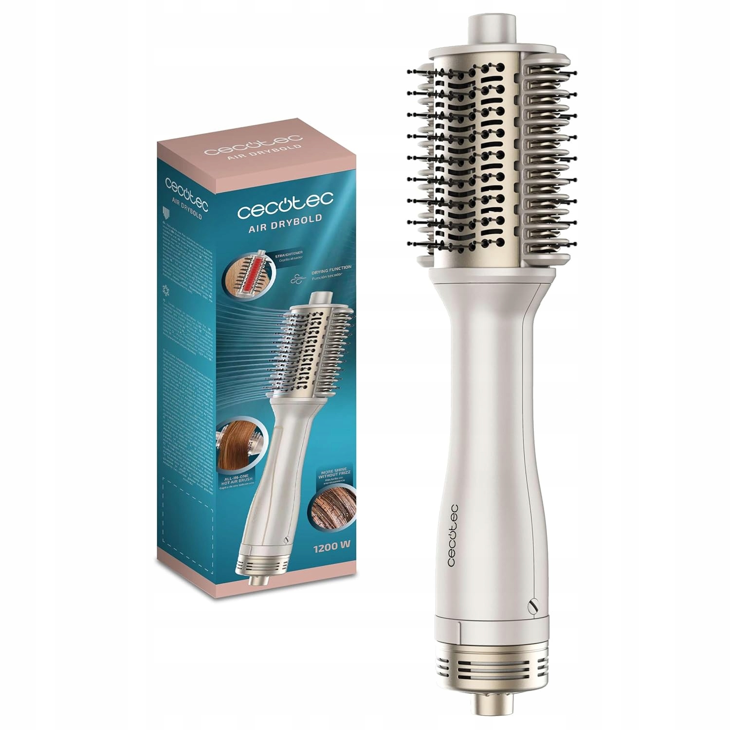 Cecotec Air DryBold – Szczotka z gorącym powietrzem 1200W