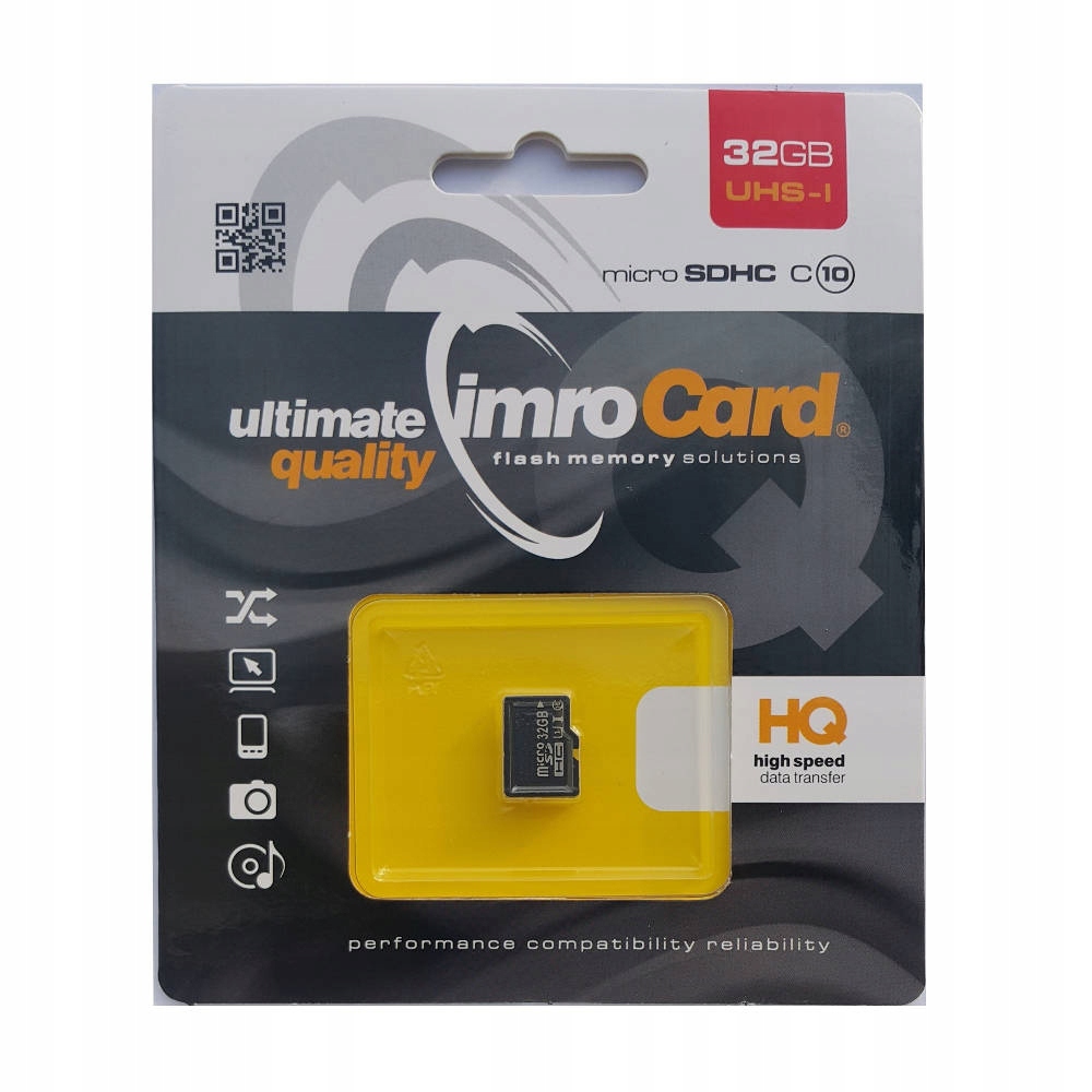 Karta pamięci MicroSDHC 32 GB Class 10 UHS-I/U1 – Wydajność i niezawodność