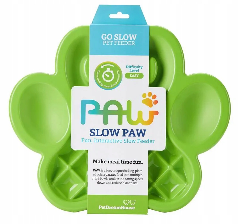 Pet Dream House PAW Green Easy – Innowacyjna miska spowalniająca jedzenie dla psów