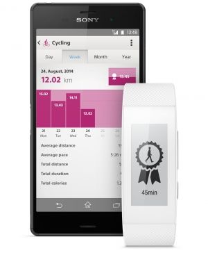 Opaska SmartBand Talk SWR30 firmy Sony z aplikacją Lifelog pomaga osiągać wyznaczone cele.