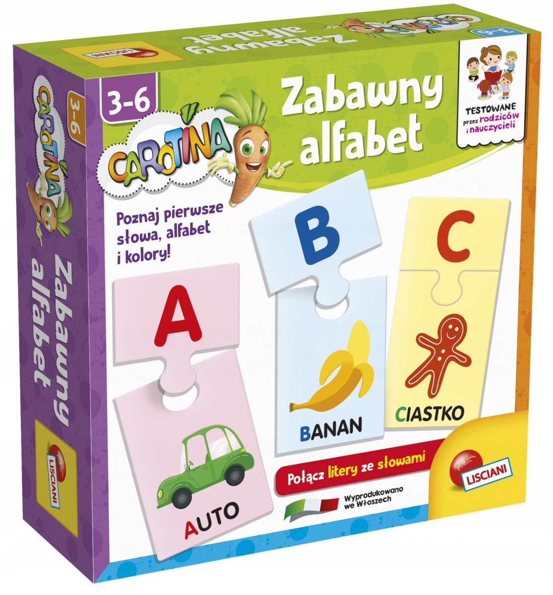 Carotina Zabawny Alfabet – Edukacyjna gra dla najmłodszych