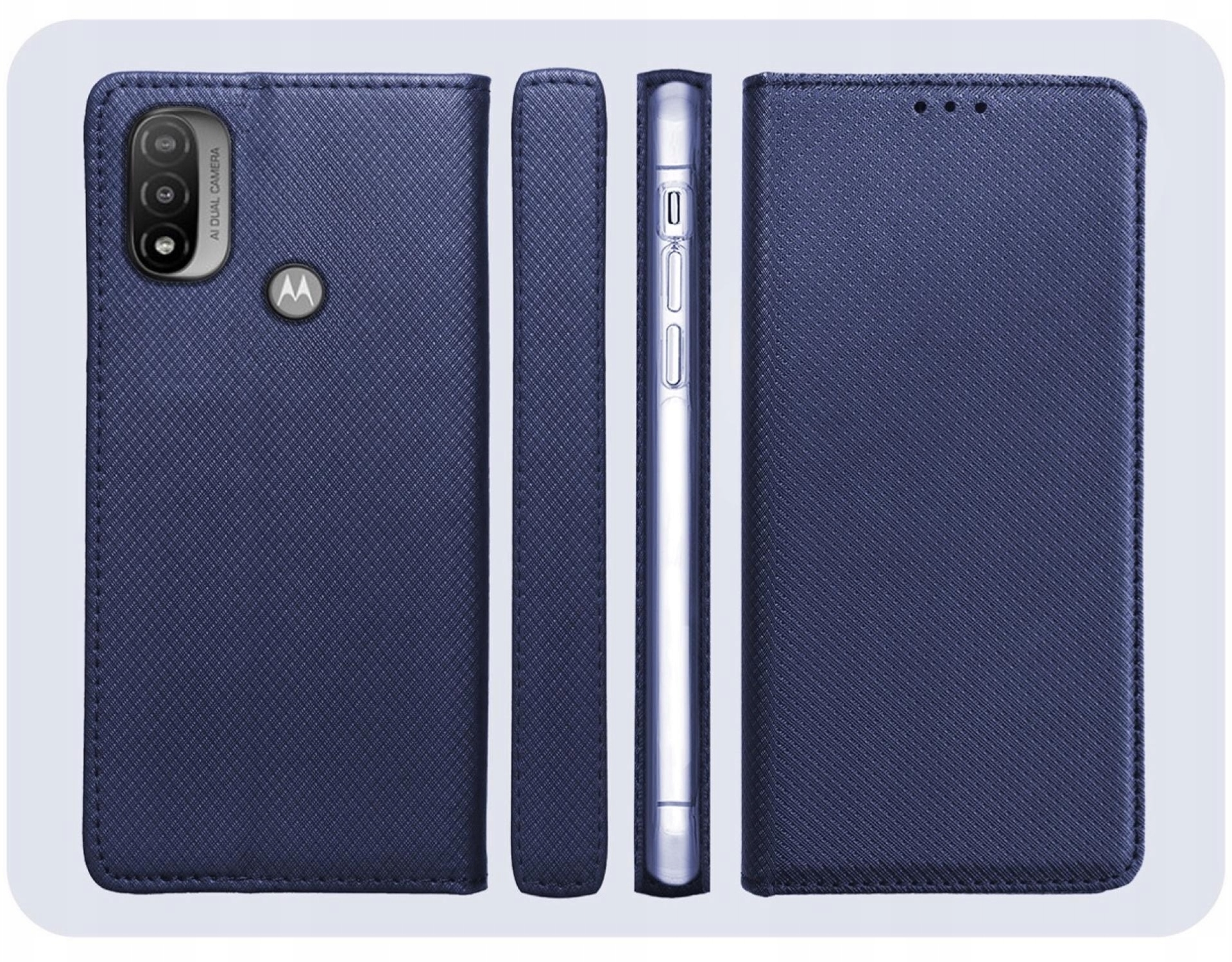 Etui z Klapką Do Motorola Moto E20 / E30 / E40 / E20S – Elegancja i Ochrona