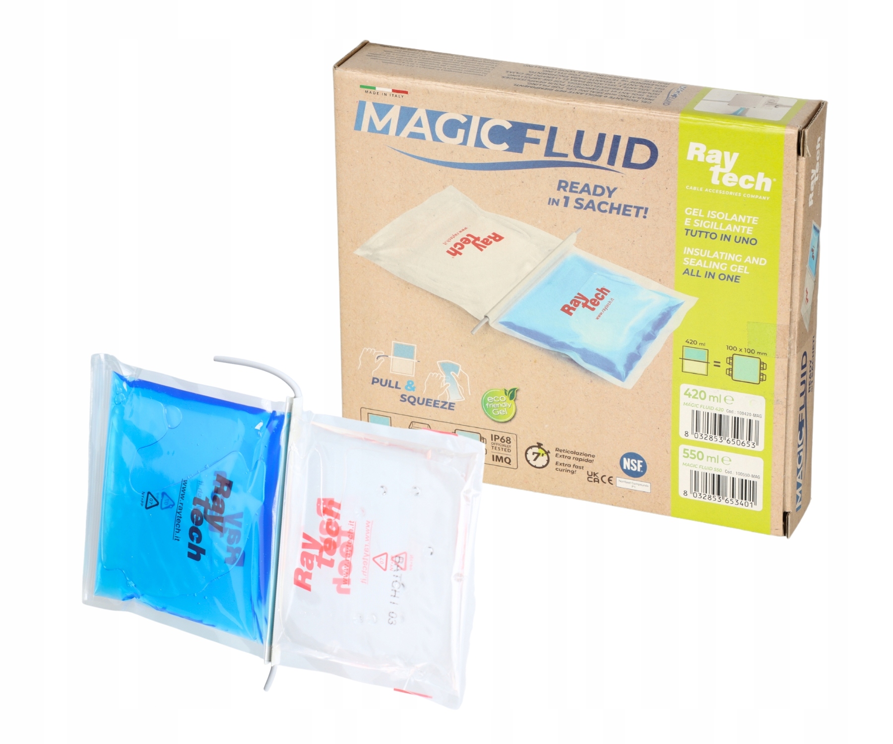 ŻEL IZOLACYJNY MAGIC-FLUID-420 RayTech – Doskonała ochrona dla połączeń elektrycznych