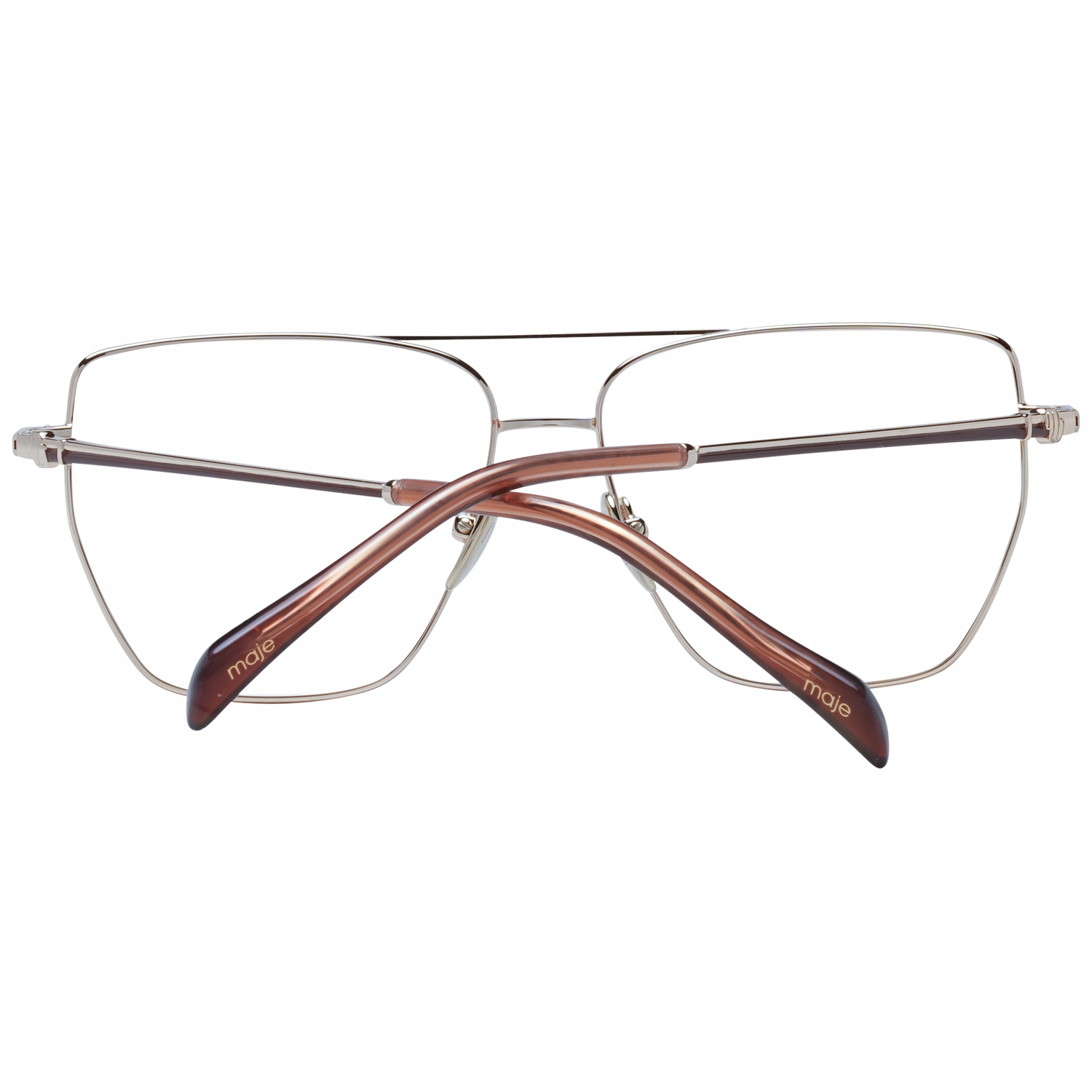 Wysoka jakość materiałów – metalowe oprawki w kolorze złotym