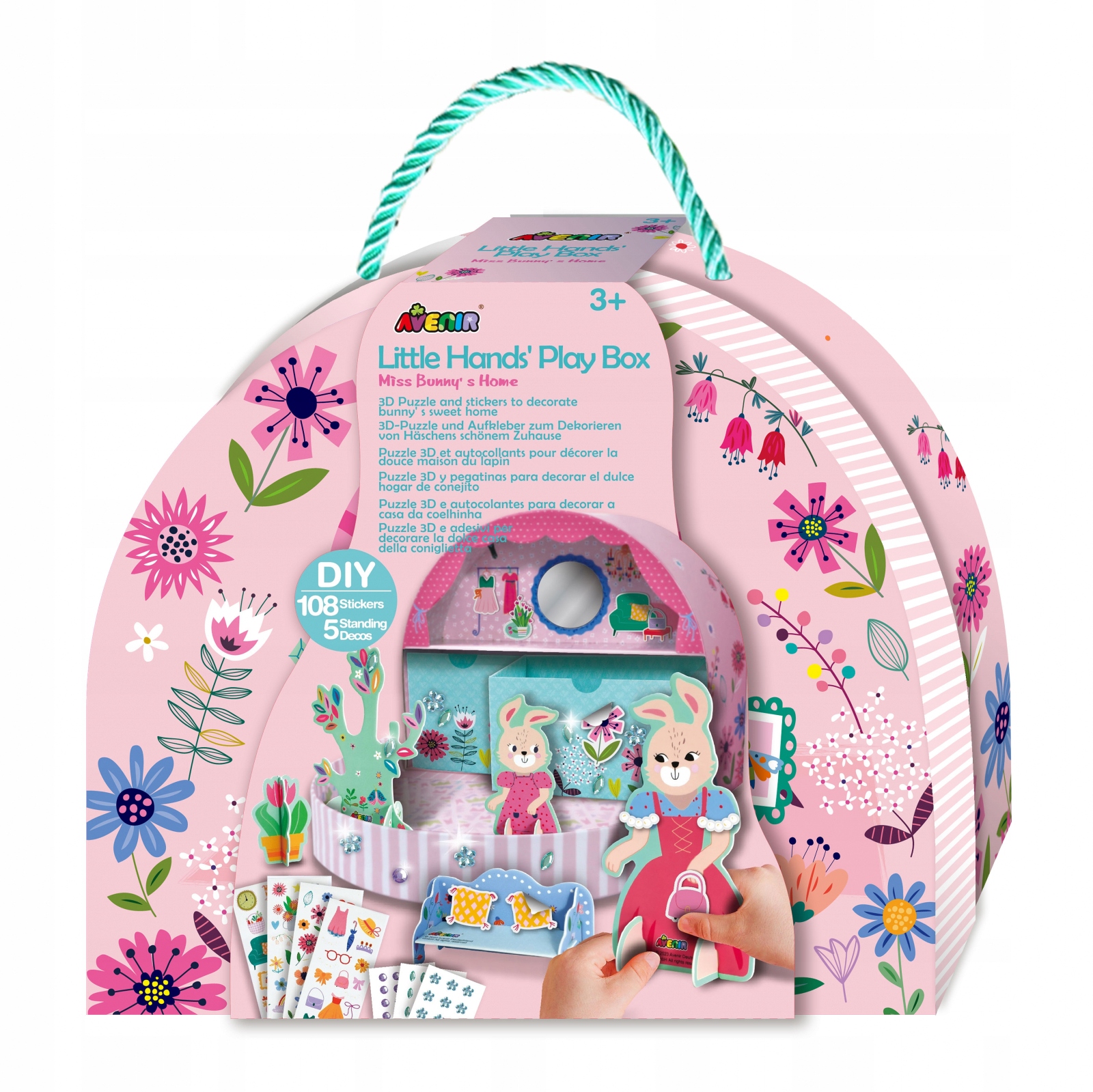 Box do zabawy - Dom panny Bunny – Kreatywna przygoda dla dzieci
