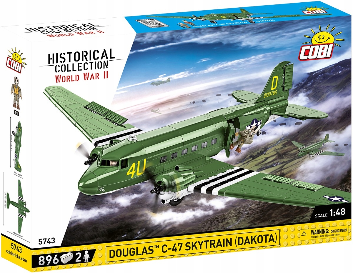 Samolot transportowy Douglas™ C-47 Skytrain (Dakota) – Historia w Twoich rękach