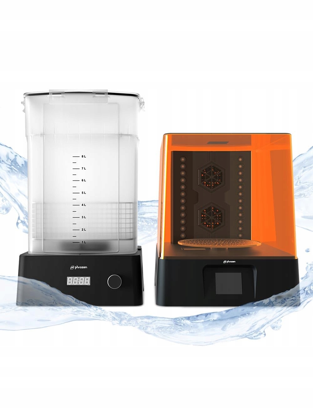 Wash&Cure Kit Stacja Myjąca 8L i Urządzenie do Utwardzania LCD DLP – Kompleksowe rozwiązanie dla drukarek 3D