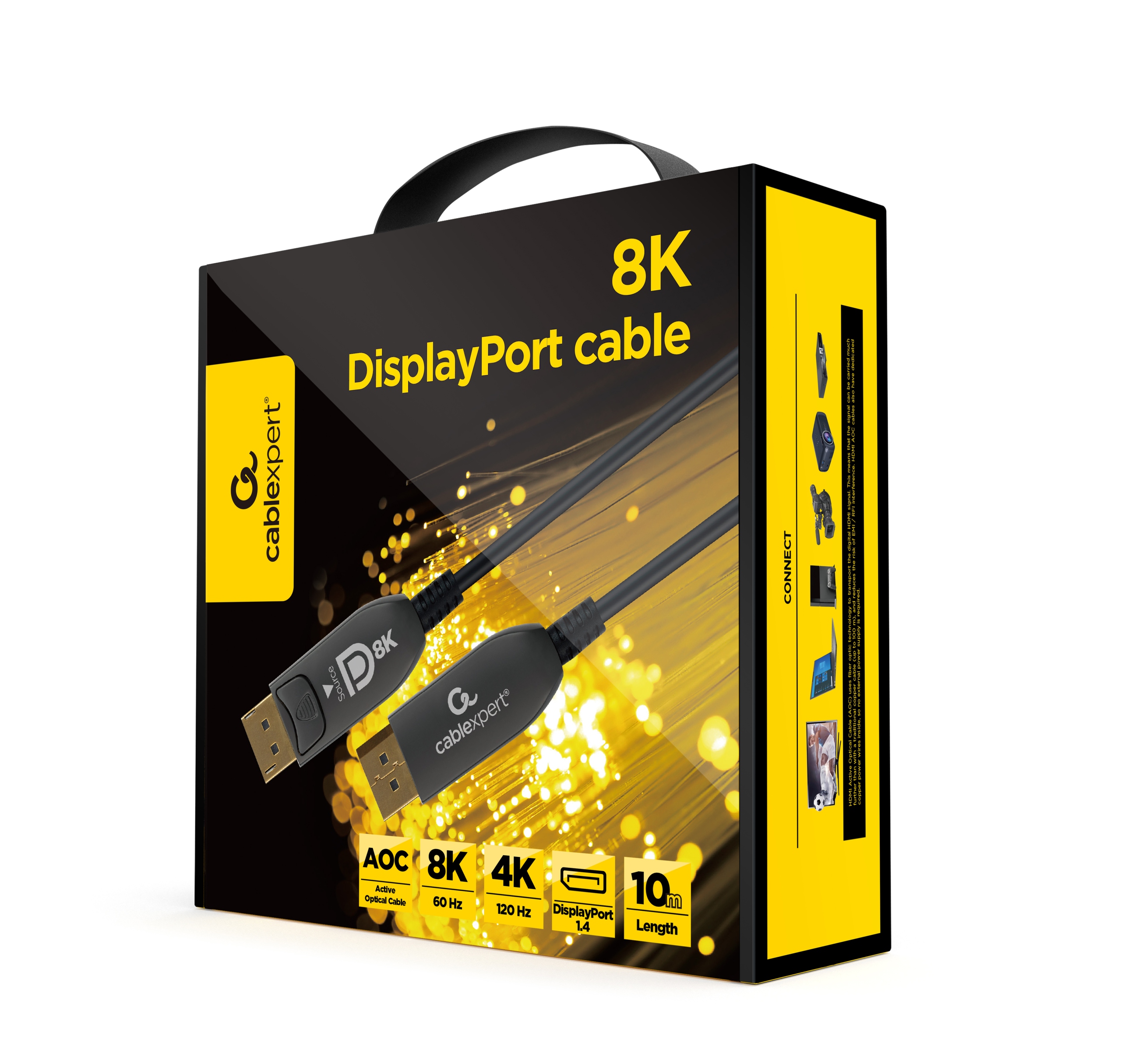 Kabel Gembird CABLE DISPLAY PORT 20M AOC PREM CC-DP8K-AOC-20M – Wysokiej jakości transmisja obrazu
