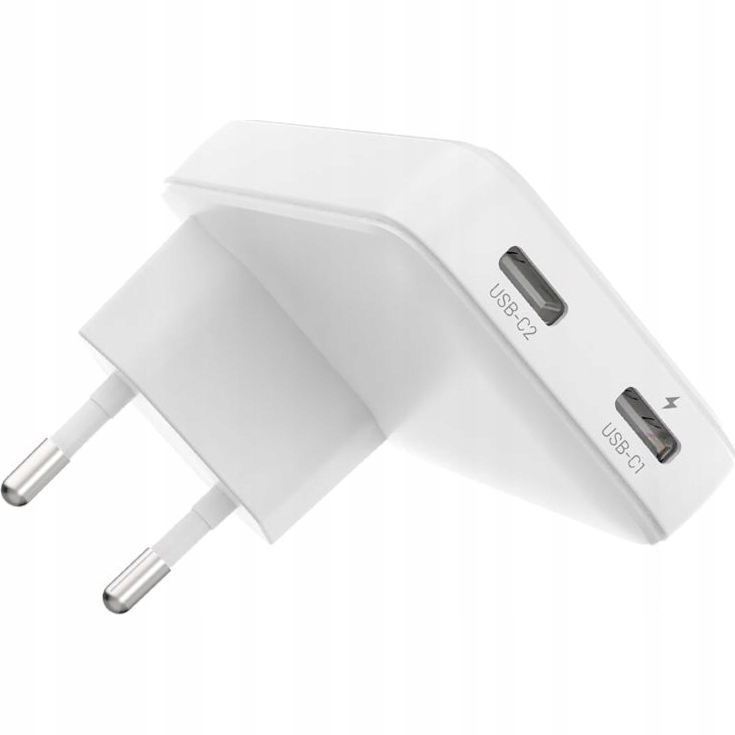 Dwa porty USB-C do jednoczesnego ładowania urządzeń