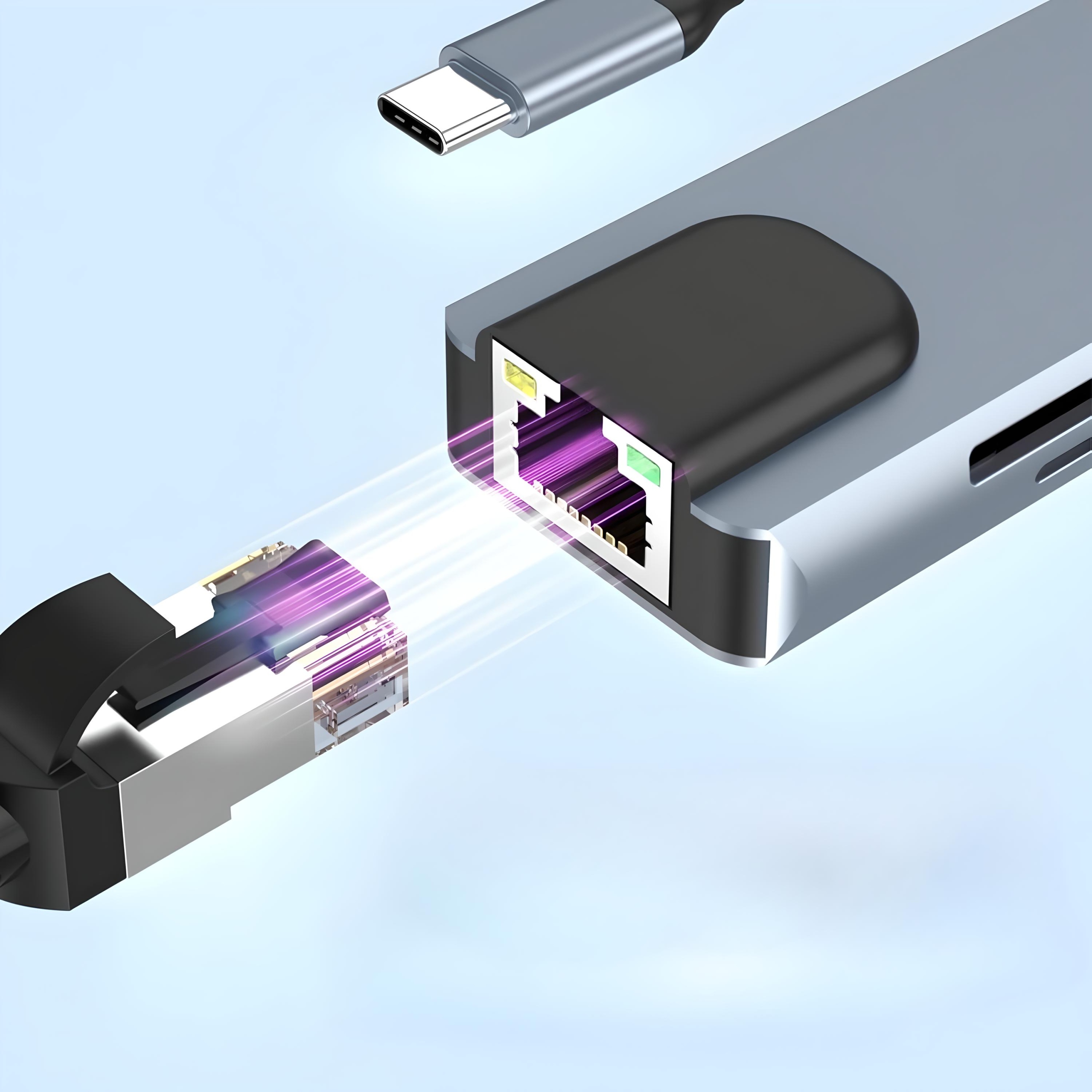 Stabilne połączenie z siecią dzięki Gigabit Ethernet RJ45