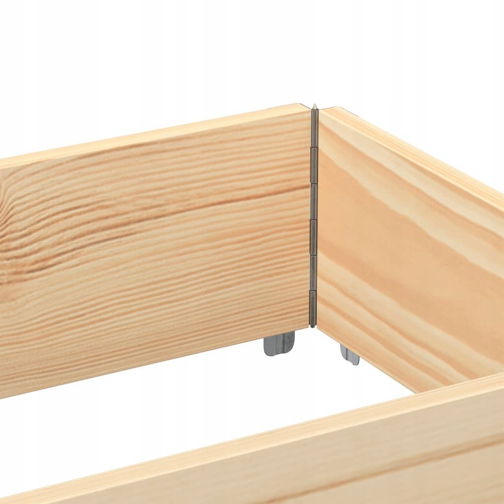 Stabilna konstrukcja z litego drewna sosnowego