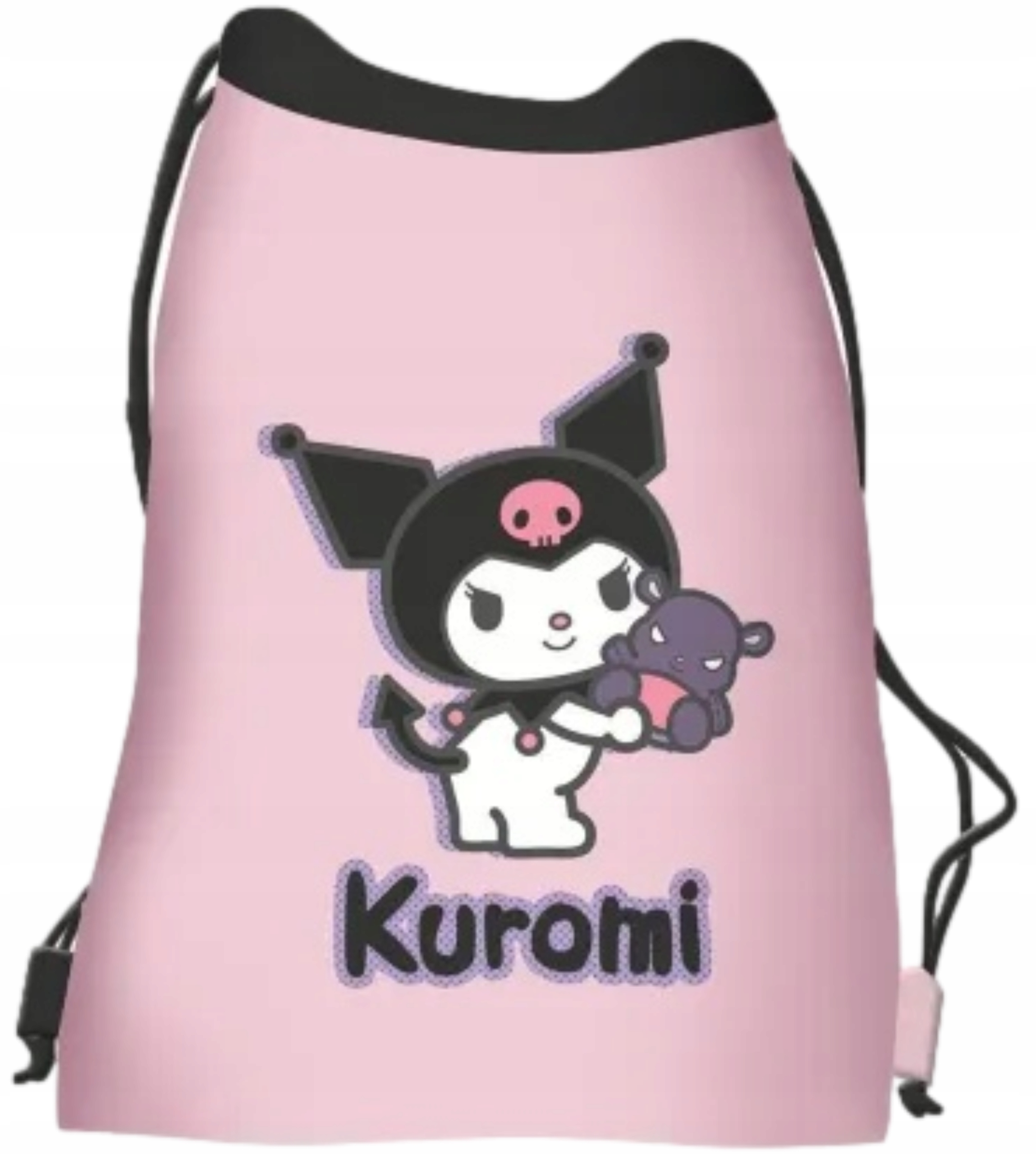 Worek na buty Kuromi Pink FO FOL – Stylowy dodatek do szkolnej wyprawki