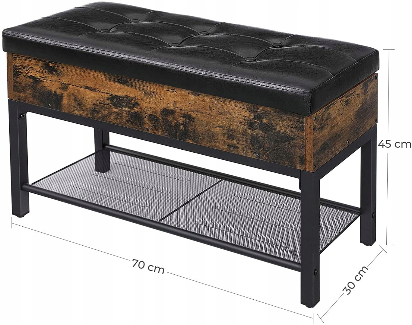 Wymiary mebla – 70 x 30 x 45 cm