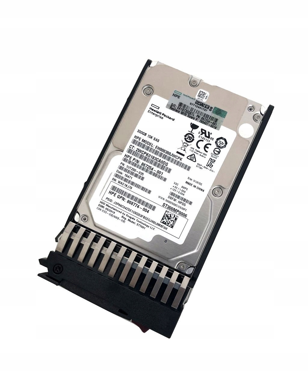 Dysk twardy HP Midline 300GB 2.5'' SAS-1 (627117B21) – Wydajność i niezawodność dla serwerów
