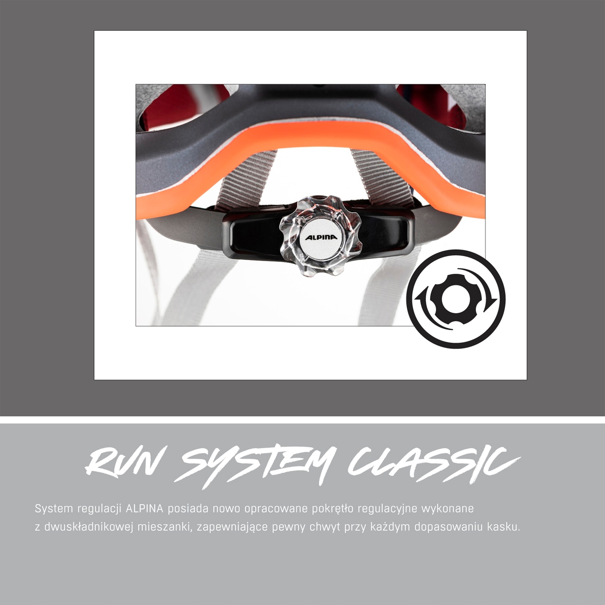 System regulacji Run System Classic dla idealnego dopasowania