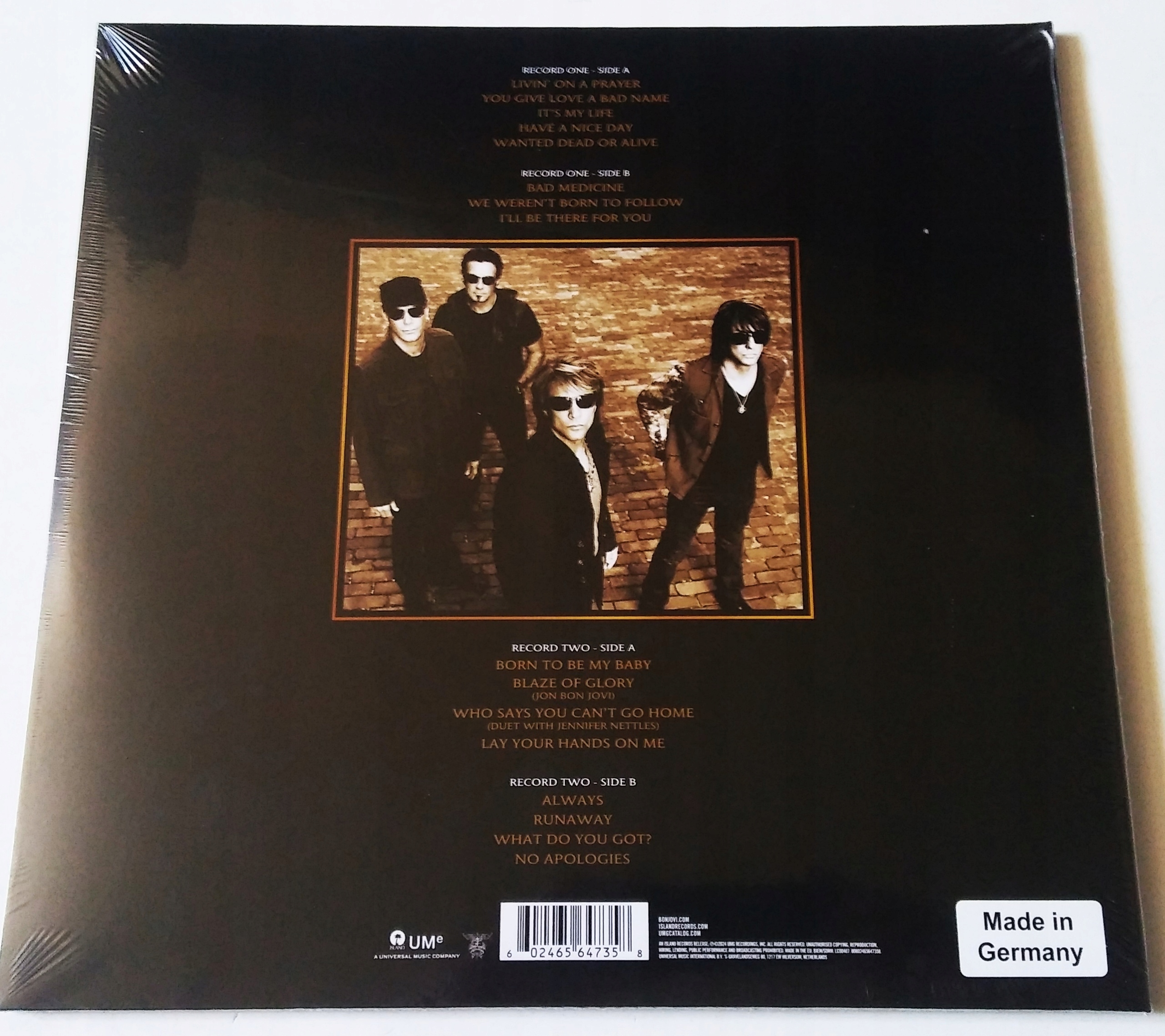 Bogata tracklista – Największe przeboje BON JOVI
