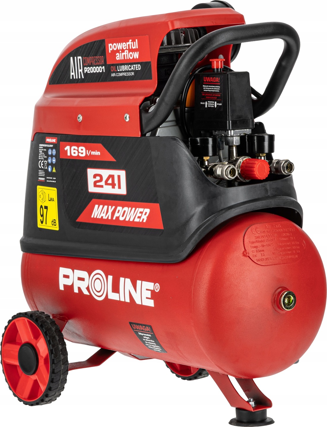 Kompresor bezolejowy PROLINE 50L – Wydajność i niezawodność w każdym warsztacie