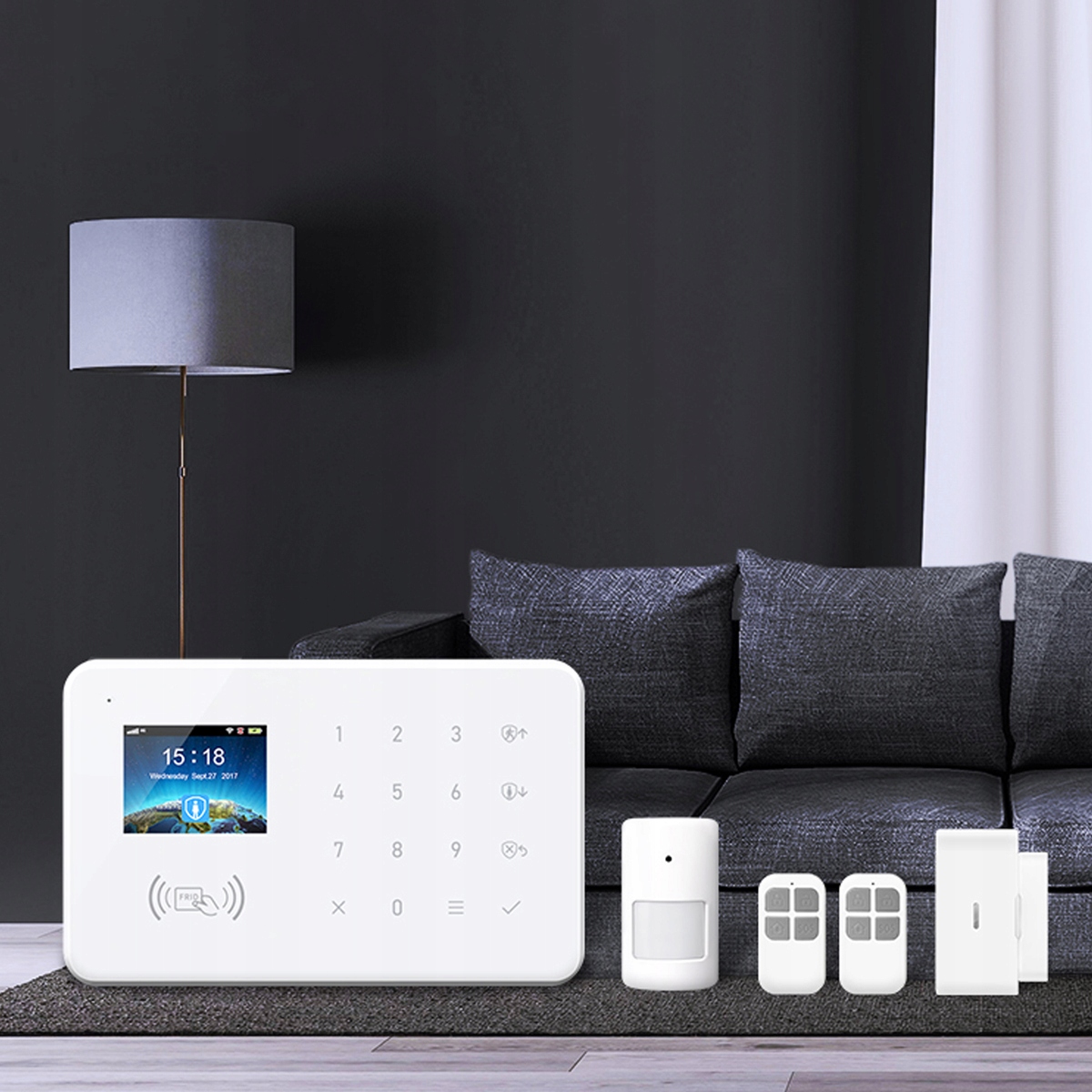 Łatwa instalacja i obsługa – Bezprzewodowe czujki w zestawie