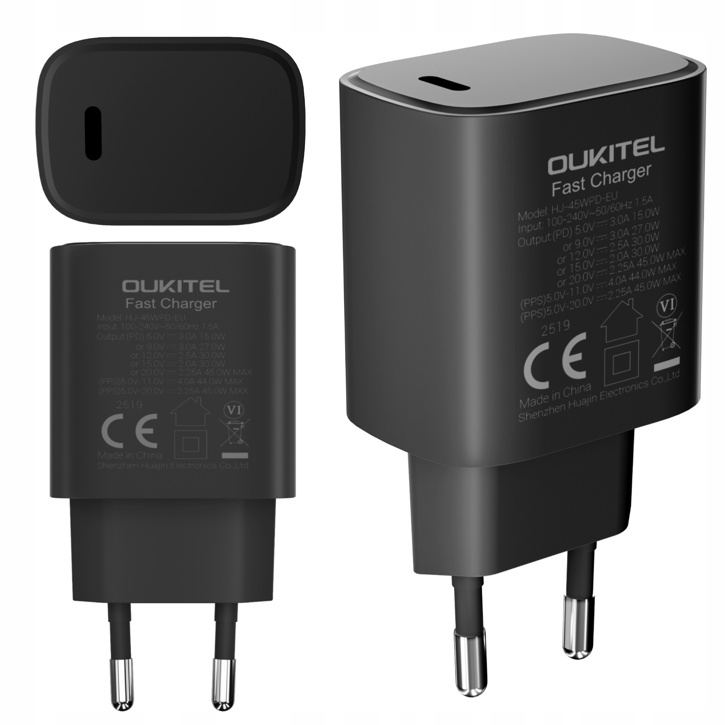 Ładowarka 45W Oukitel – Szybkie i efektywne ładowanie