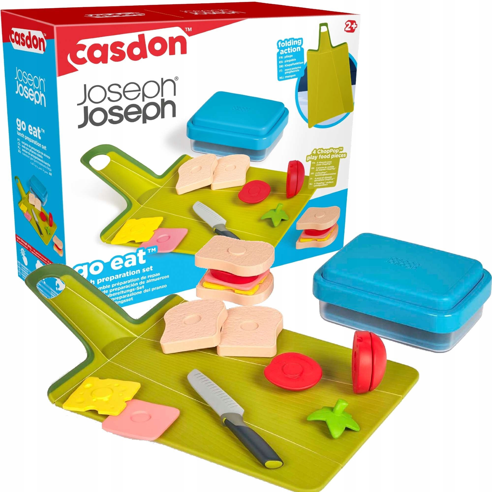 Joseph Joseph Go Eat – Zestaw do przygotowywania kanapek dla małych kucharzy