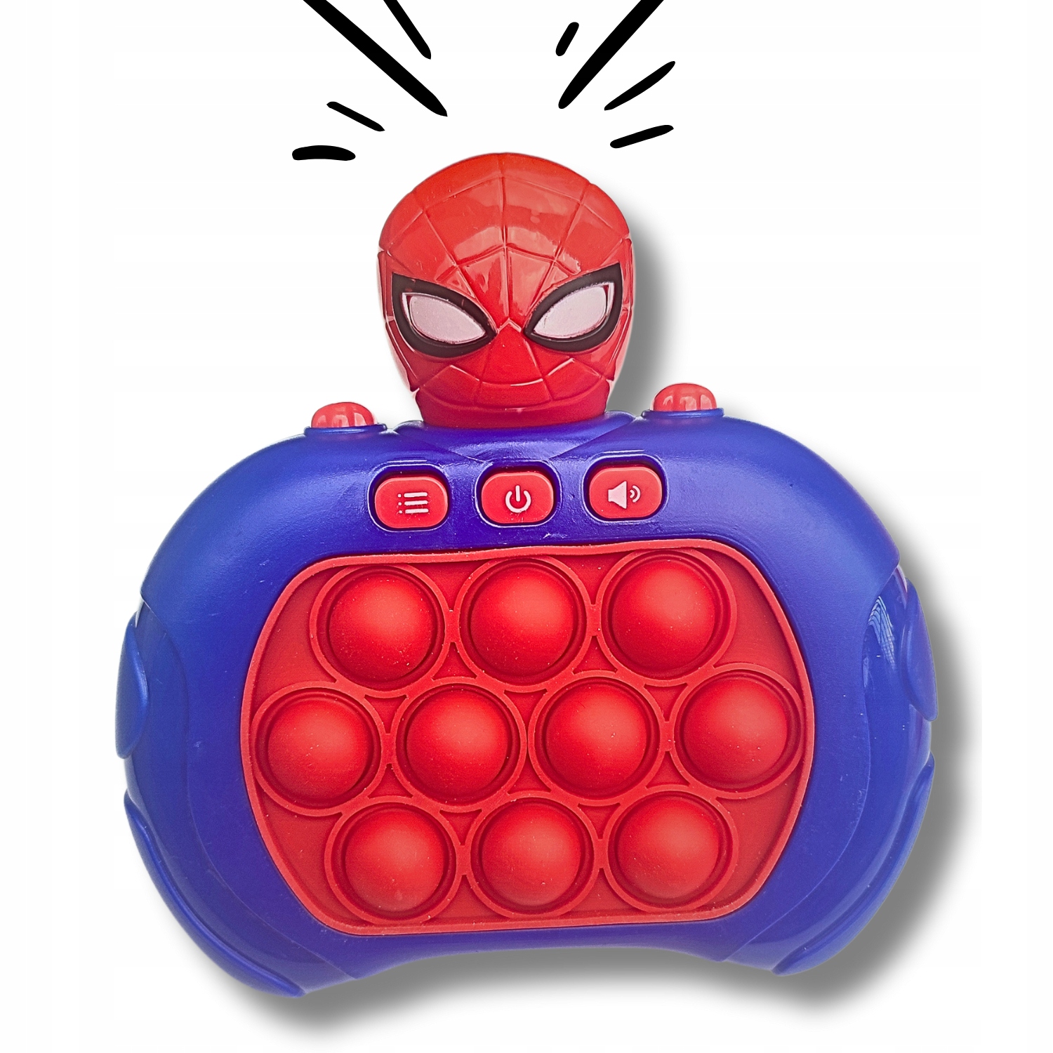 OWL-TECH GRA ZRĘCZNOŚCIOWA NA REFLEKS POP IT ELEKTRONICZNA ANTYSTRESOWA SPIDERMAN – Zabawka dla każdego