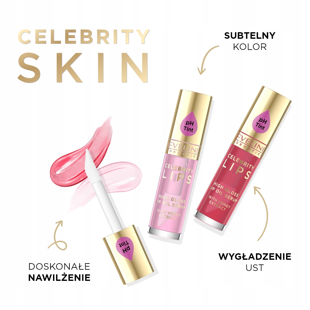 Efekt szklistych ust bez lepkości