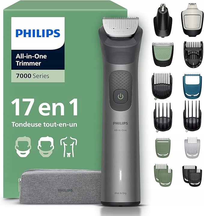 Philips All-in-One Trimmer 7000 Series 17-in-1 – Wszechstronny zestaw do pielęgnacji