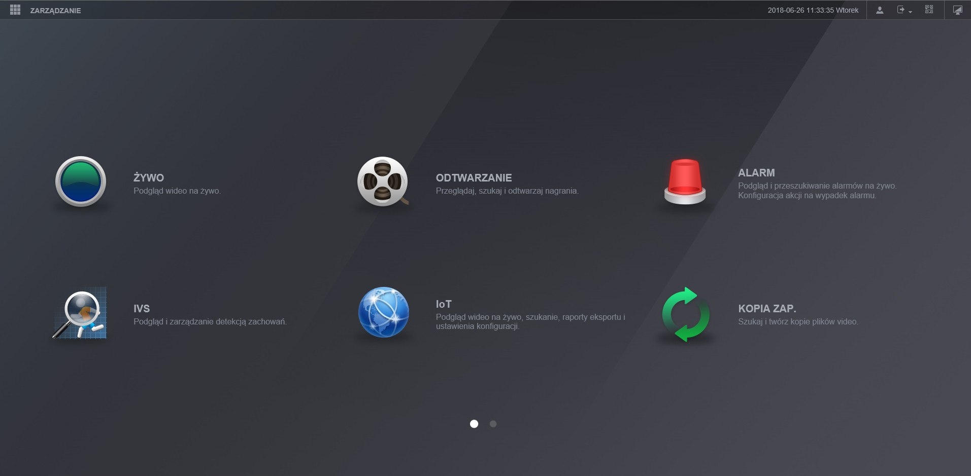 Intuicyjne menu dla łatwej obsługi