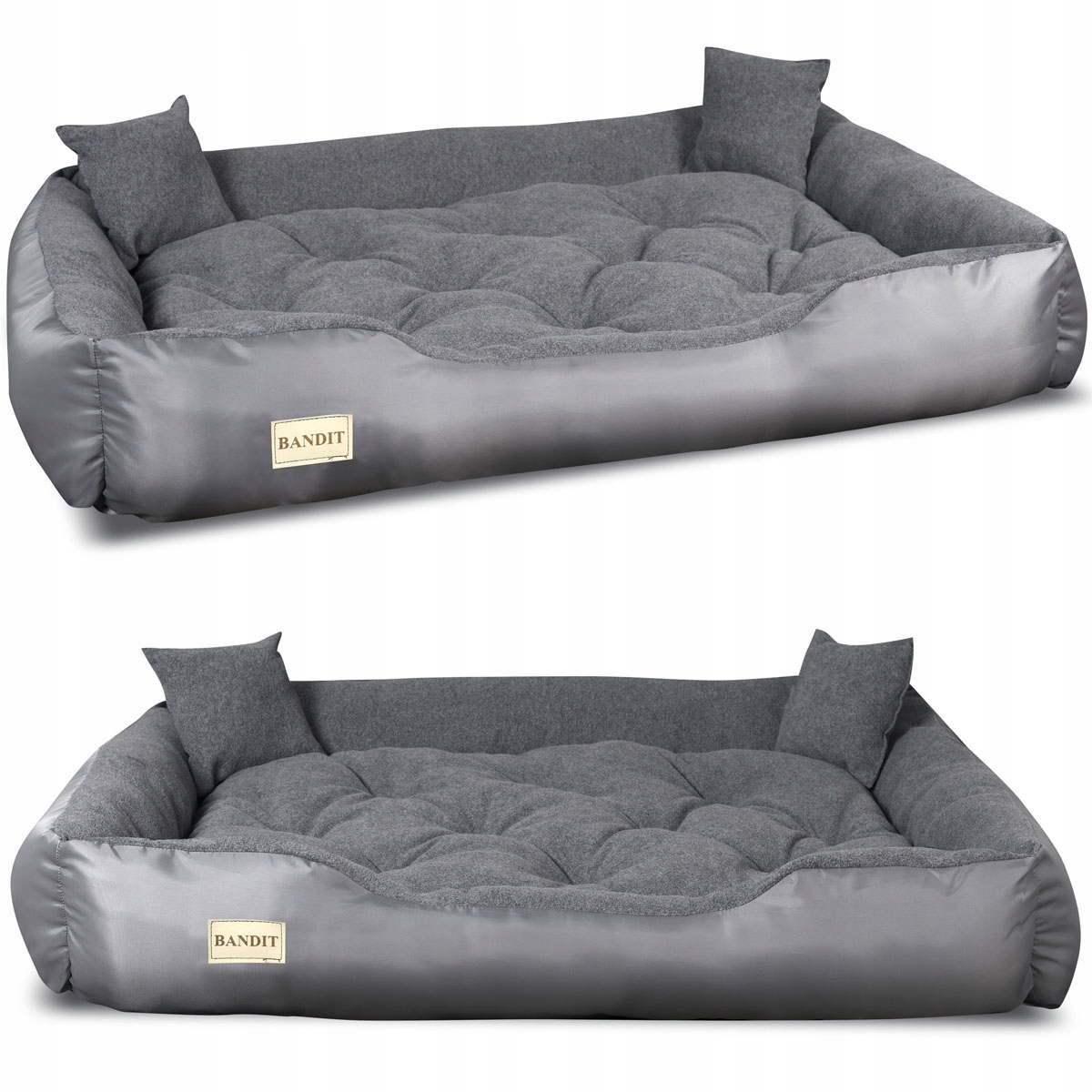 AIO FACTORY Legowisko Polar Imię Pupila 115X95 CM SZARY – Komfortowe miejsce dla Twojego pupila