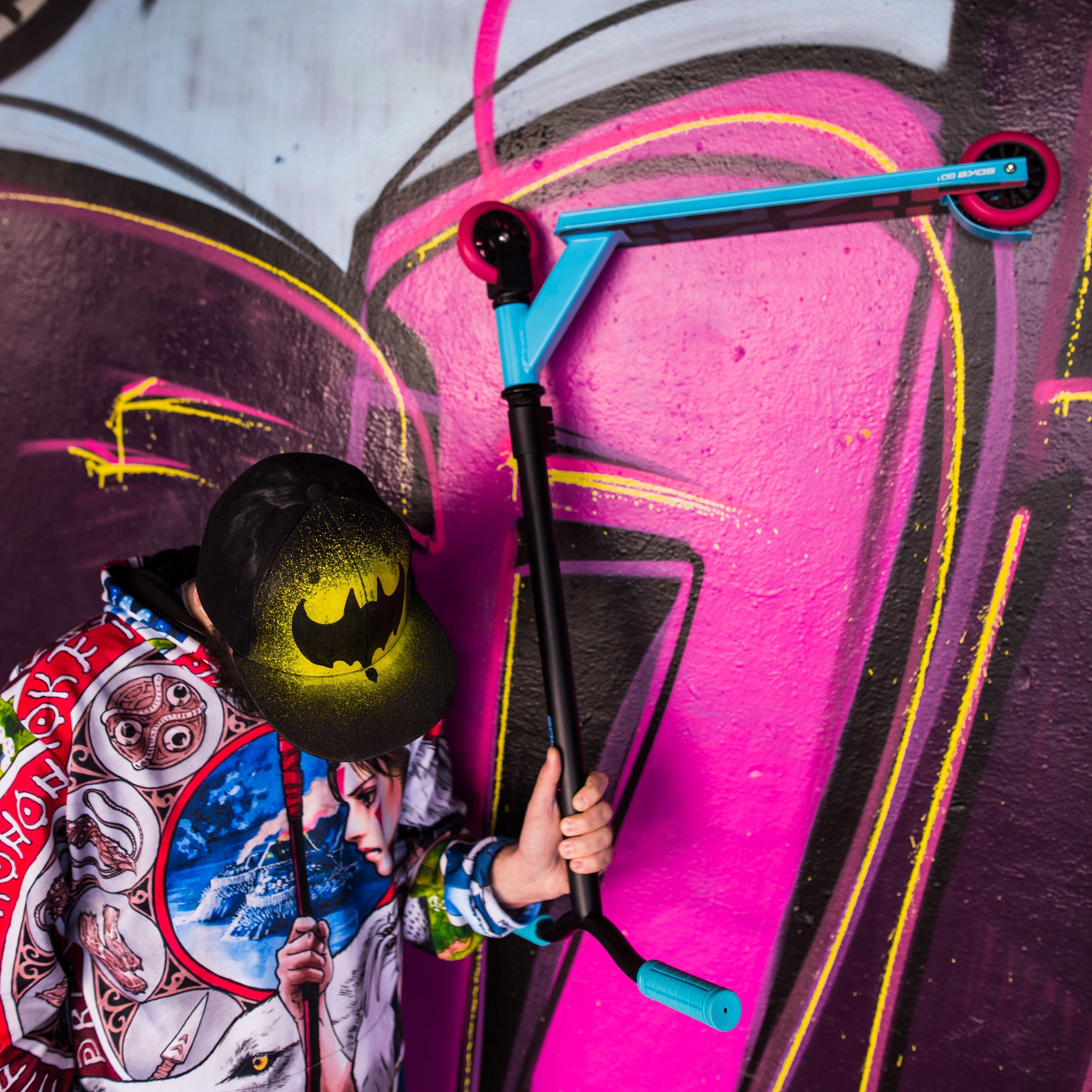 Hulajnoga wyczynowa Soke GO! Turkusowa – Idealna do skate parku