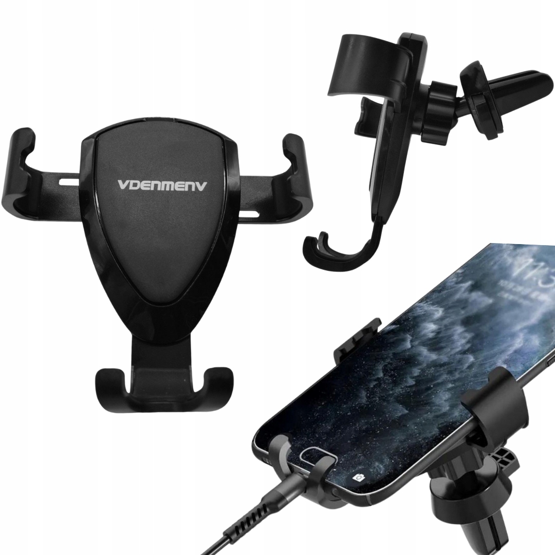 Uchwyt Samochodowy Kratka Wentylacyjna DENMEN DH09 – Idealne rozwiązanie dla Twojego smartfona