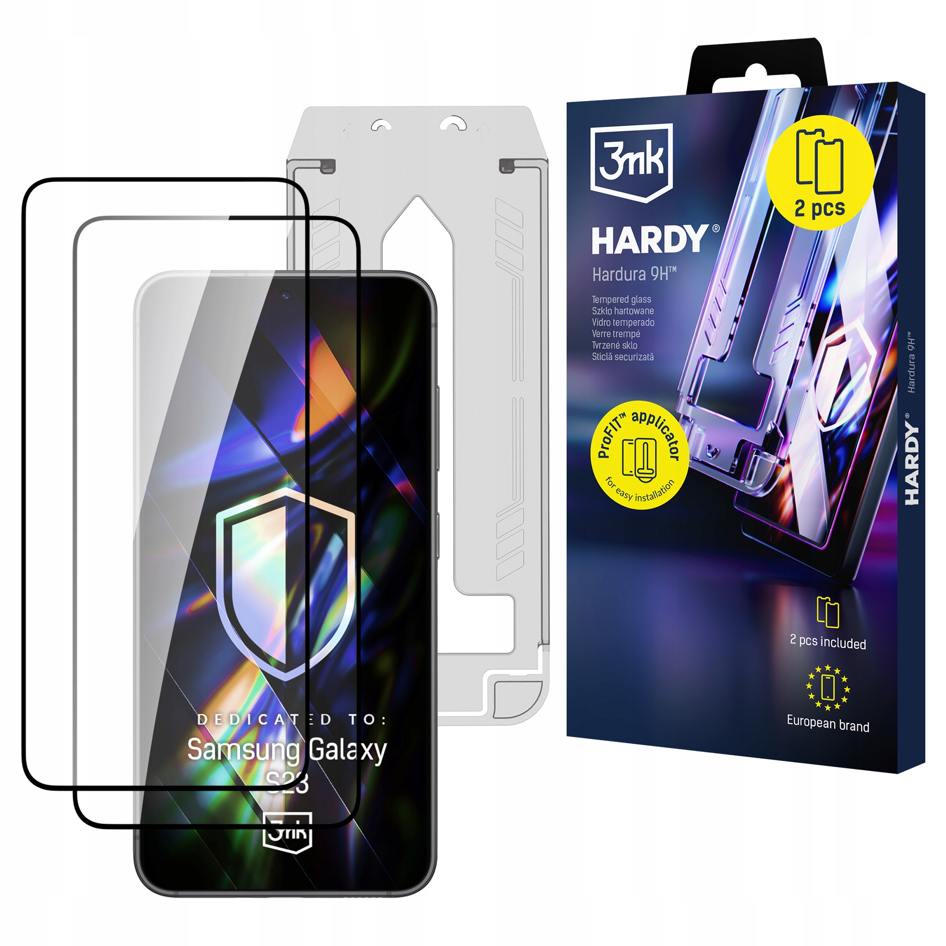Samsung Galaxy S23 5G – Ochrona ekranu z 3mk Hardy Hardura 9H