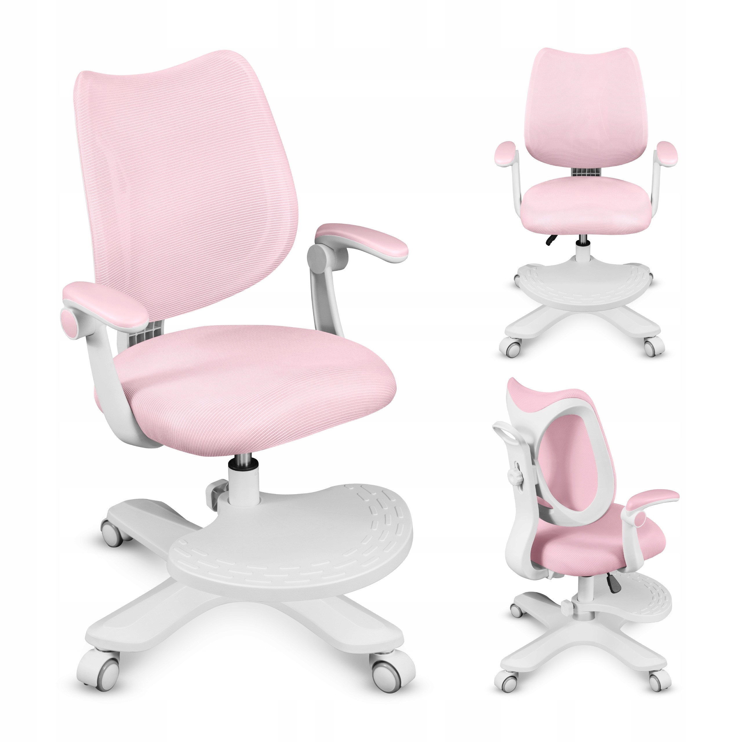 Fotel obrotowy Mark Adler Junior 4.6 Pink – Komfort i ergonomia dla dzieci