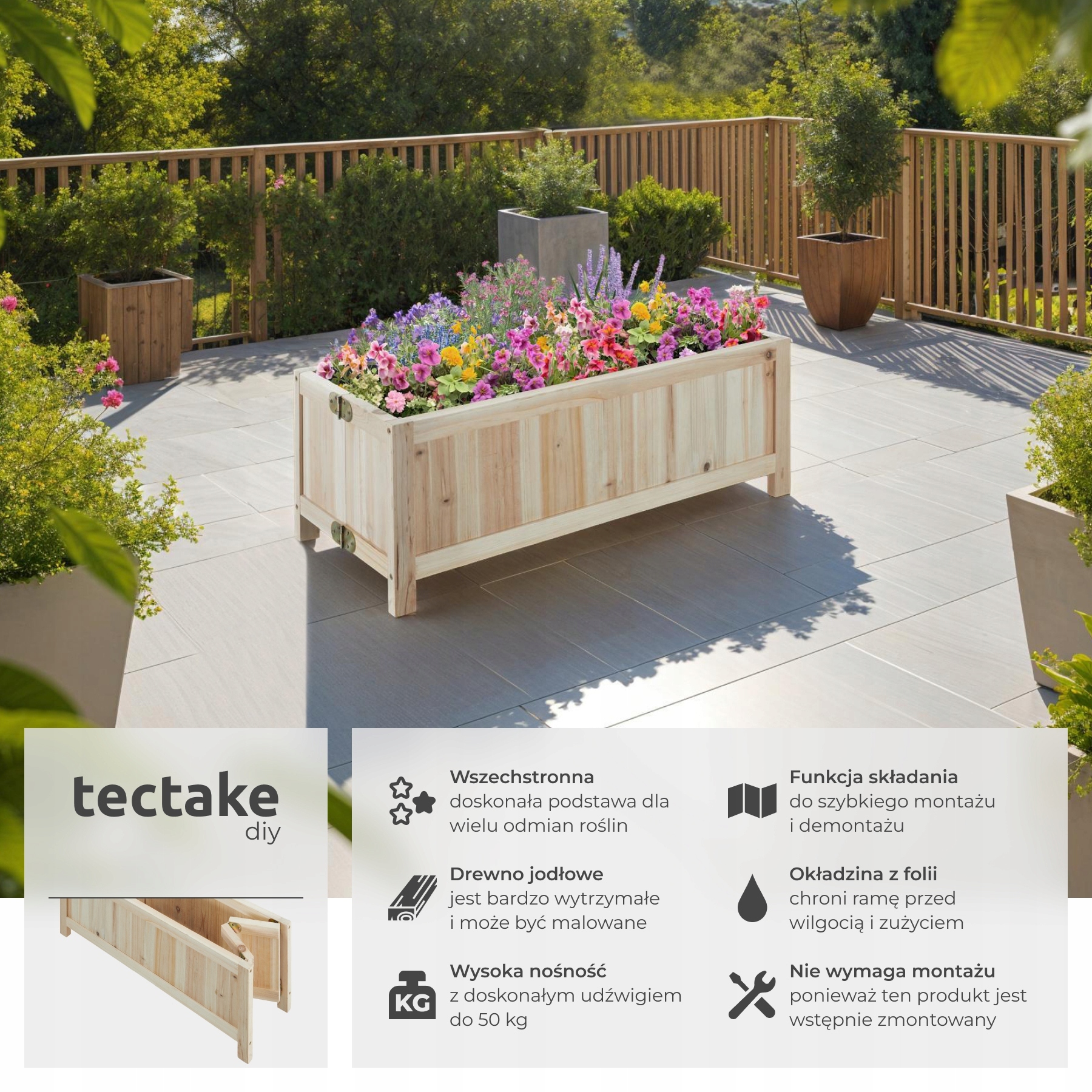 Wstępnie zmontowana – gotowa do natychmiastowego sadzenia