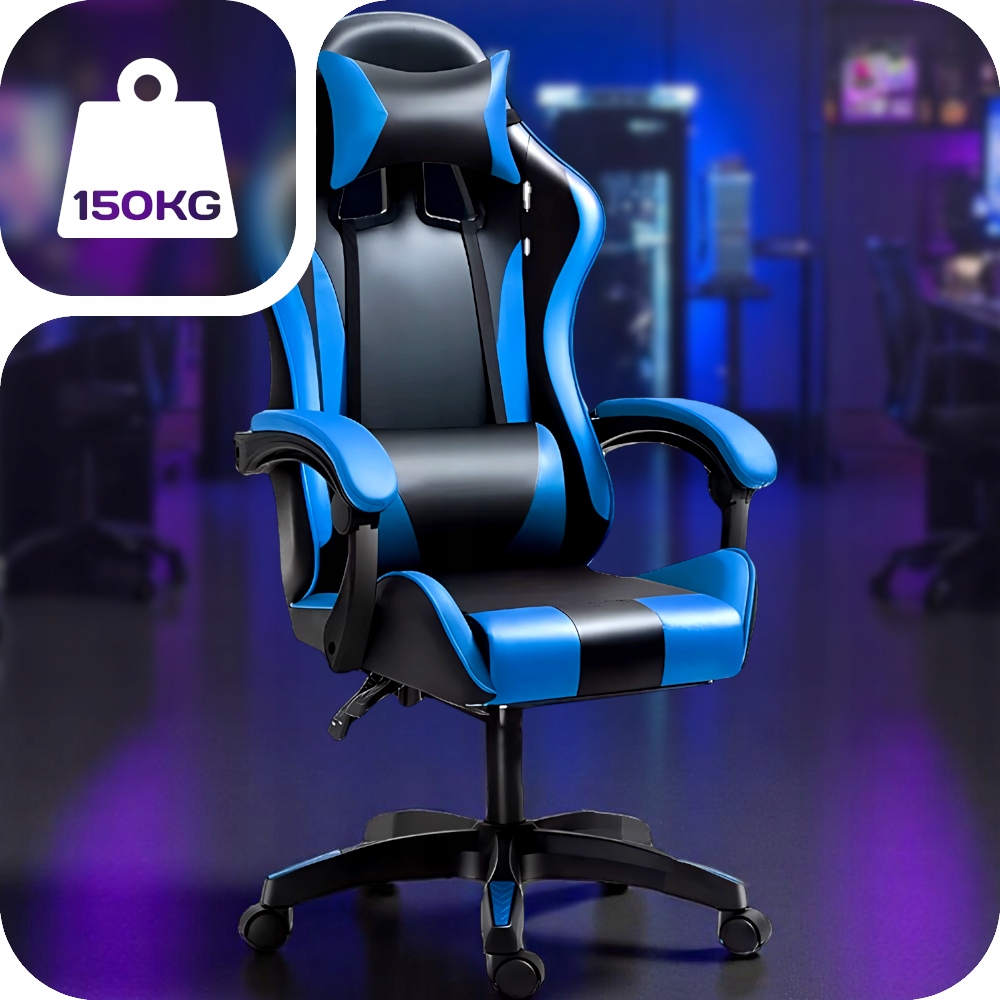 Fotel Gamingowy z Masażerem Obrotowy Kanza – Komfort i styl dla każdego gracza