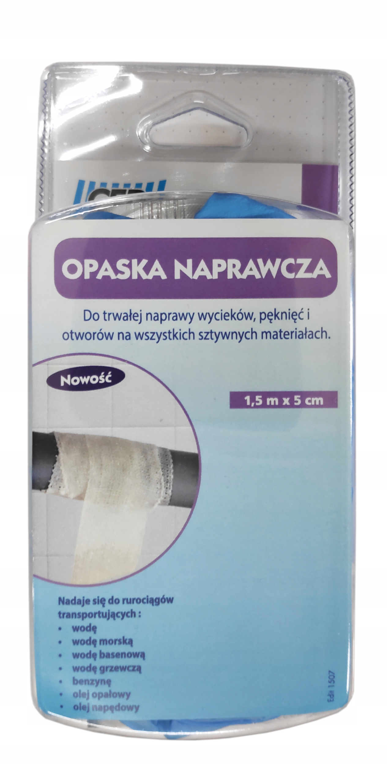 Opaska naprawcza GEB 1,5 M – Trwałe rozwiązanie dla Twoich rur