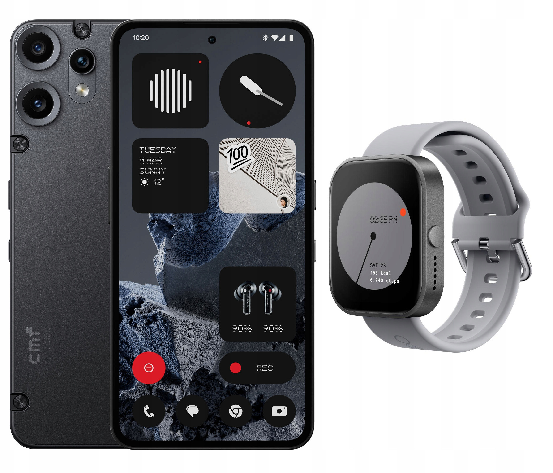 CMF Phone 2 Pro – Nowoczesny smartfon 5G w eleganckim czarnym kolorze