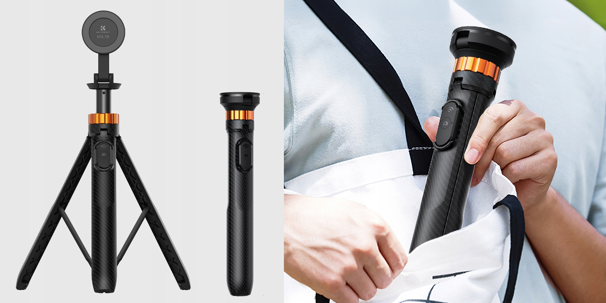 Statyw K&F Concept Selfie MS19 z uchwytem MagSafe – Idealny towarzysz fotografii