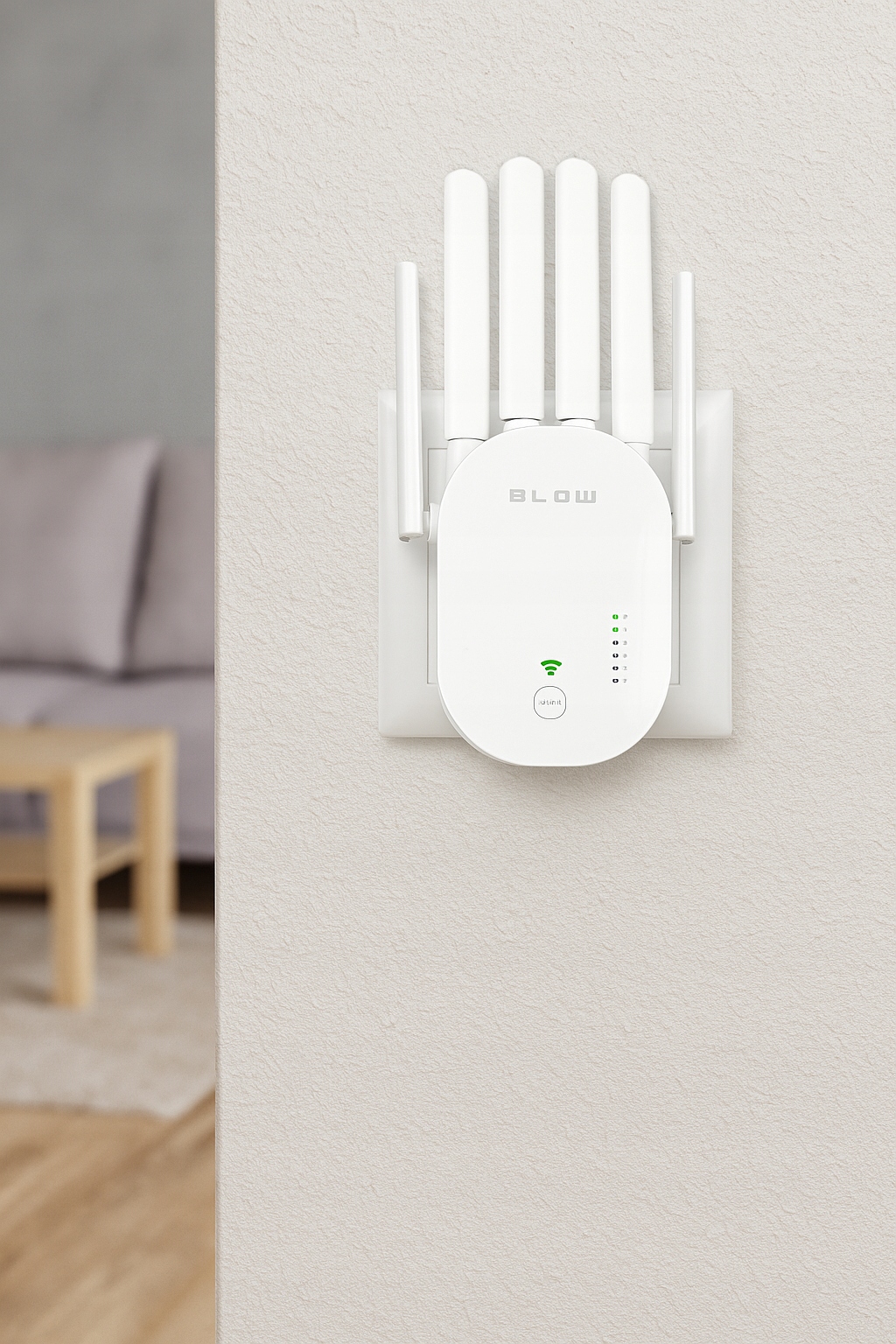 Stabilne połączenie Wi-Fi z prędkością do 300 Mb/s