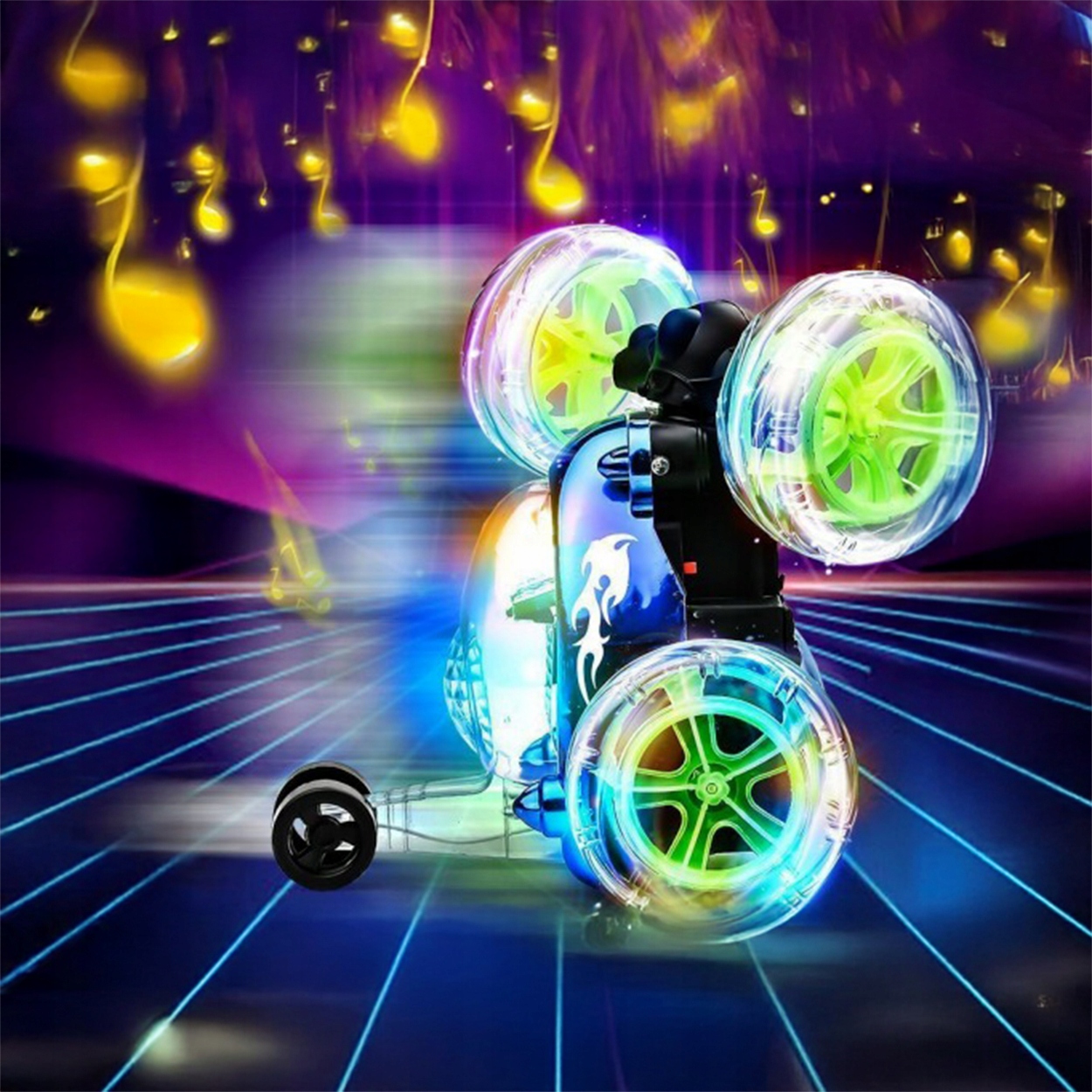 Efekty świetlne – Kolorowe diody i wesoła melodyjka