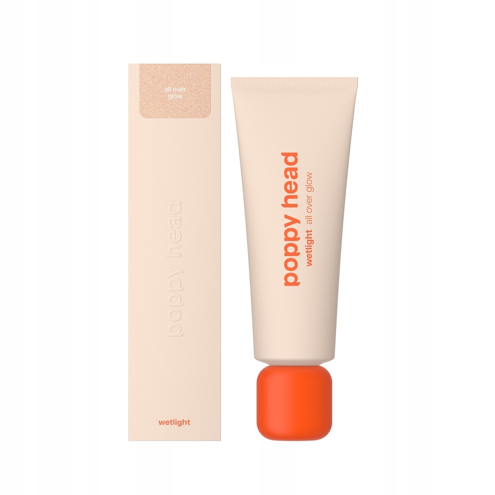 Poppy Head Wetlight – Płynny rozświetlacz do ciała i twarzy 02 Glitterini 50ml