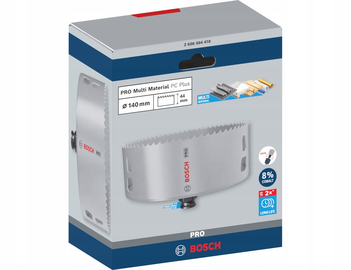 Zastosowanie w różnych materiałach: drewno, metal, PVC i więcej