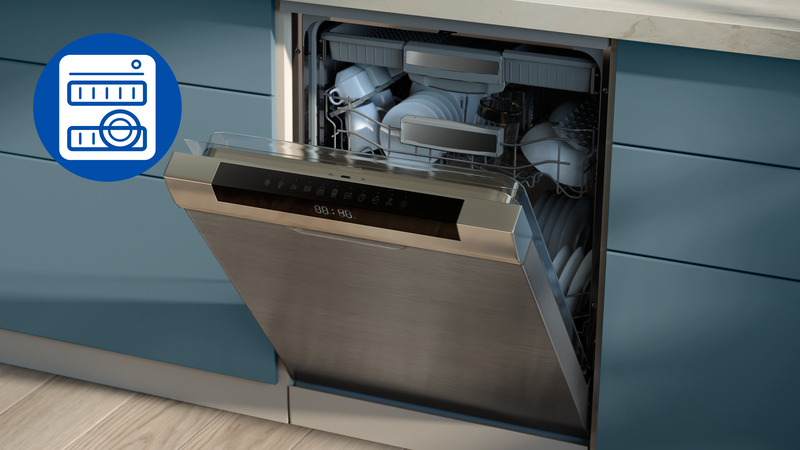 Łatwe czyszczenie dzięki częściom nadającym się do mycia w zmywarce