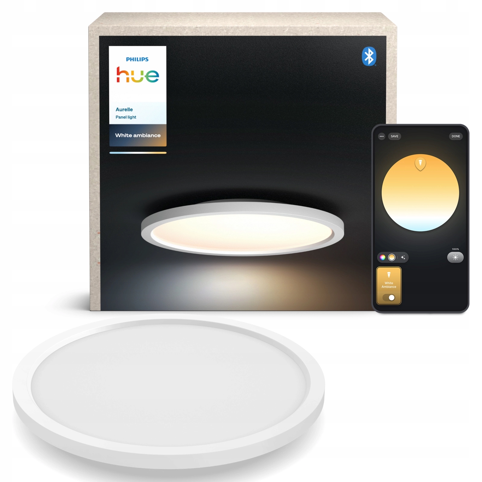 Philips Hue Aurelle Hue Panel RD S biały – Inteligentne oświetlenie dla Twojego domu