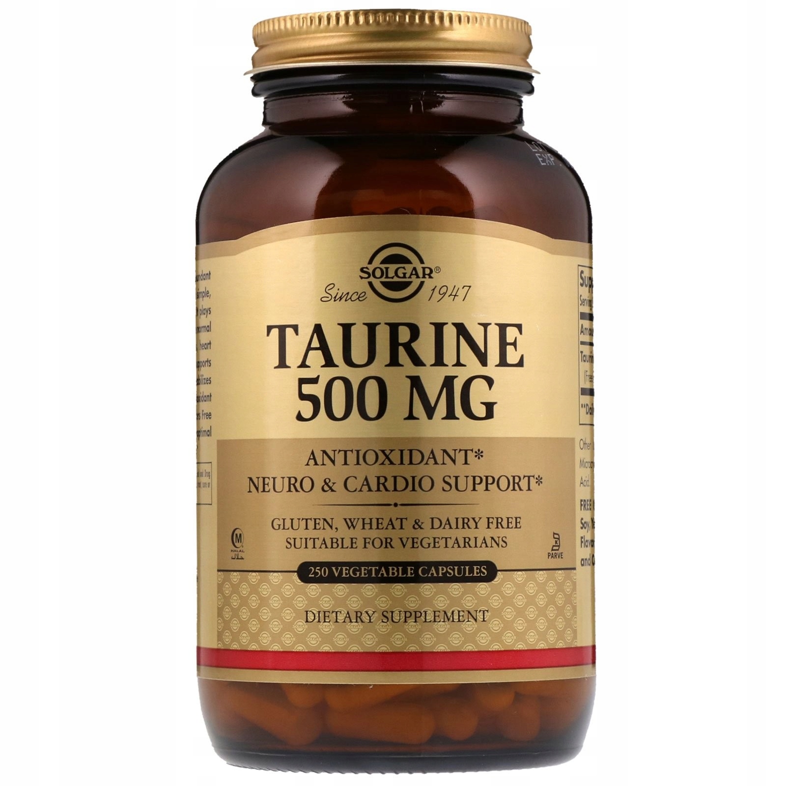 Tauryna 500 mg – Suplement diety dla zdrowia i witalności